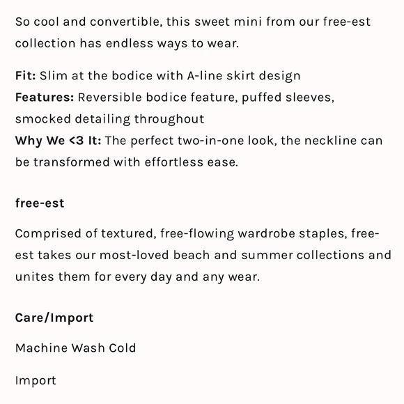 NEW Free People Colette Convertible Mini Dress In Dusty Himalayan Pink - Picture 6 of 12